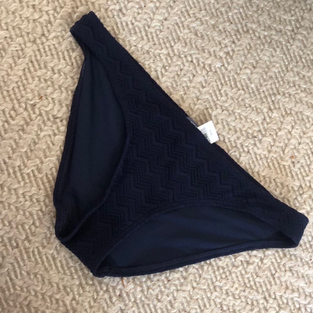 NWT AERIE Navy  Blue Bikini Bottoms